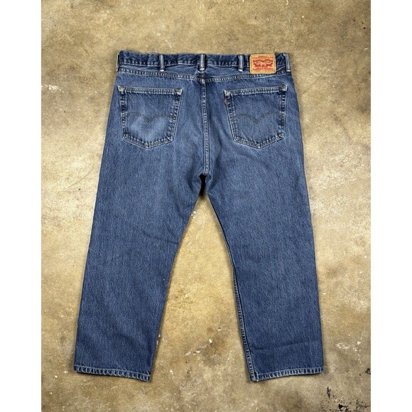 Levi’s 505 Jeans Men’s Size‎ 40x25.5 Medium Wash Denim Nice Fade - Picture 2 of 10
